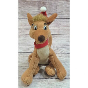 Vintage All Dogs Go To Heaven Christmas Carol Plush Charlie Stuffed Bean Bag 7"